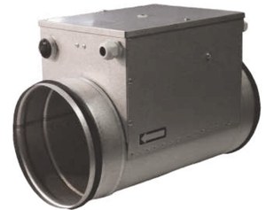 Круглый канальный электрический нагреватель Komfovent ARDHE-200-6 (-30..0)/(0...+30)