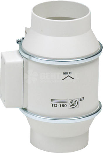Вентилятор канальный TD 160/100 N Silent
