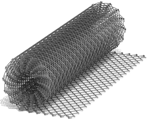 Неоцинкованная в рулонах 1 15x15