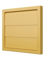 Выход стенной КФ фланец 55х110 жалюзи 150х150 ASA бежевый ERA
