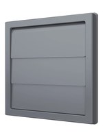 Выход стенной КФ фланец D150/160 жалюзи 190х190 ASA серый ERA