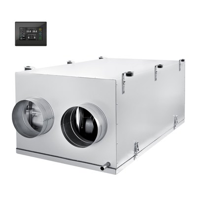Приточно-вытяжная установка с пластинчатым рекуператором ФЬОРДИ ВПУ-CF-700/4,5-230/1 EC-H-BLG-M