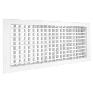 Настенная двурядная решётка ZILON 2 WA 500*150