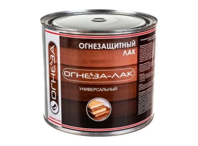 Огнезащитный ОГНЕЗА-ЛАК универсальный с УФ матовый 2,4 л