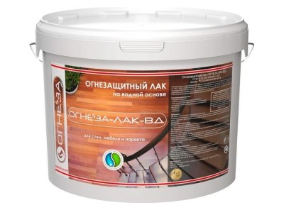 Огнезащитный лак на водной основе ОГНЕЗА-ЛАК-ВД 3 л матовый