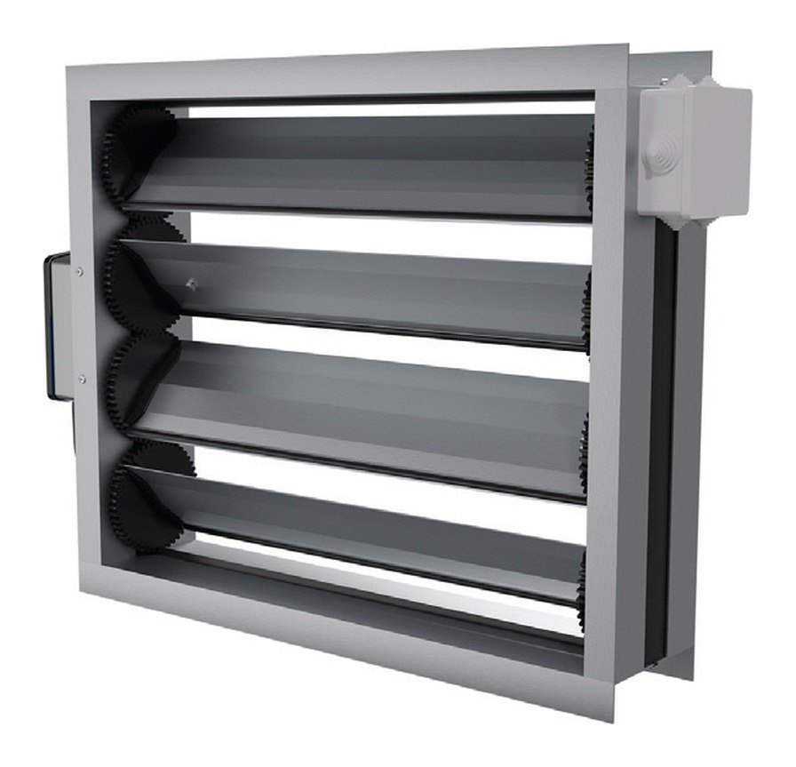 Воздушный клапан с электроподогревом ВКп 1000×250