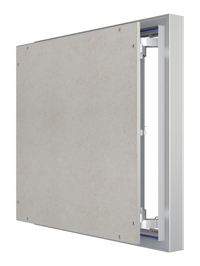 Люк ревизионный D Ceramo Comfort 600х600 скрытый монтаж усил.петля алюминий EVECS