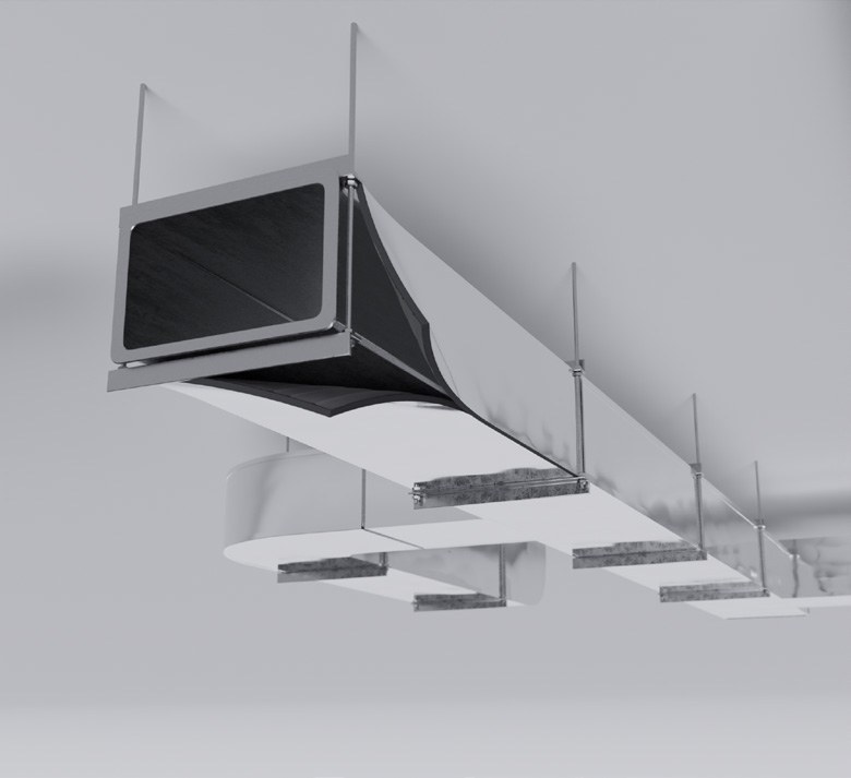 Рулон теплоизоляционный РУ-ФЛЕКС ВЕНТ-СК 10×1000 мм, 20 м